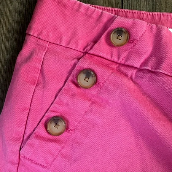 LOFT High Waist Pink Shorts with Nautical Flair the Riviera - Picture 3 of 11